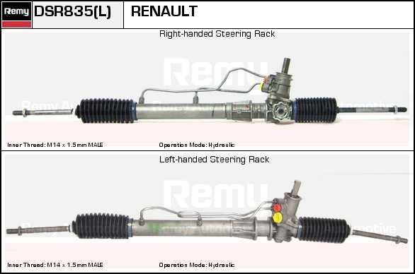 DELCO REMY Рулевой механизм DSR842L